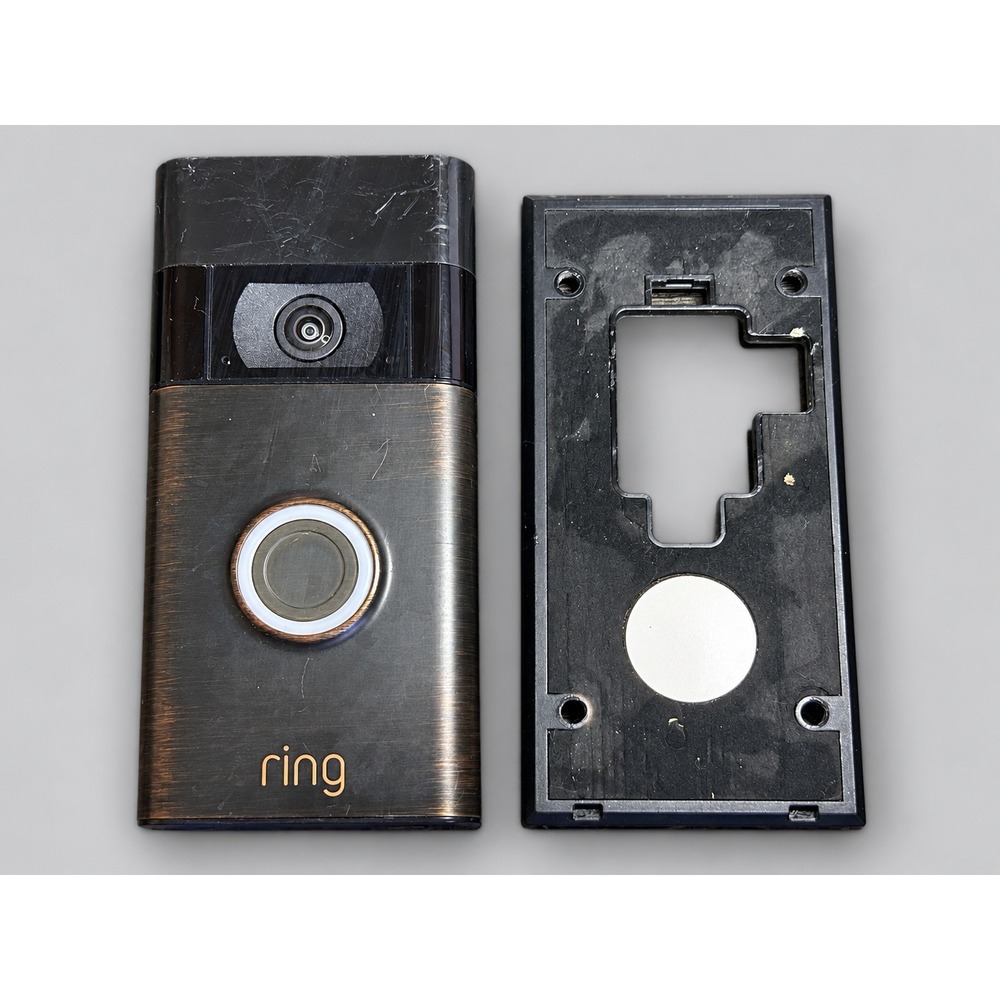 Ring Video Doorbell 2nd Gen Unisex OS Venetian Bronze Fair 5UM5E5 For Parts